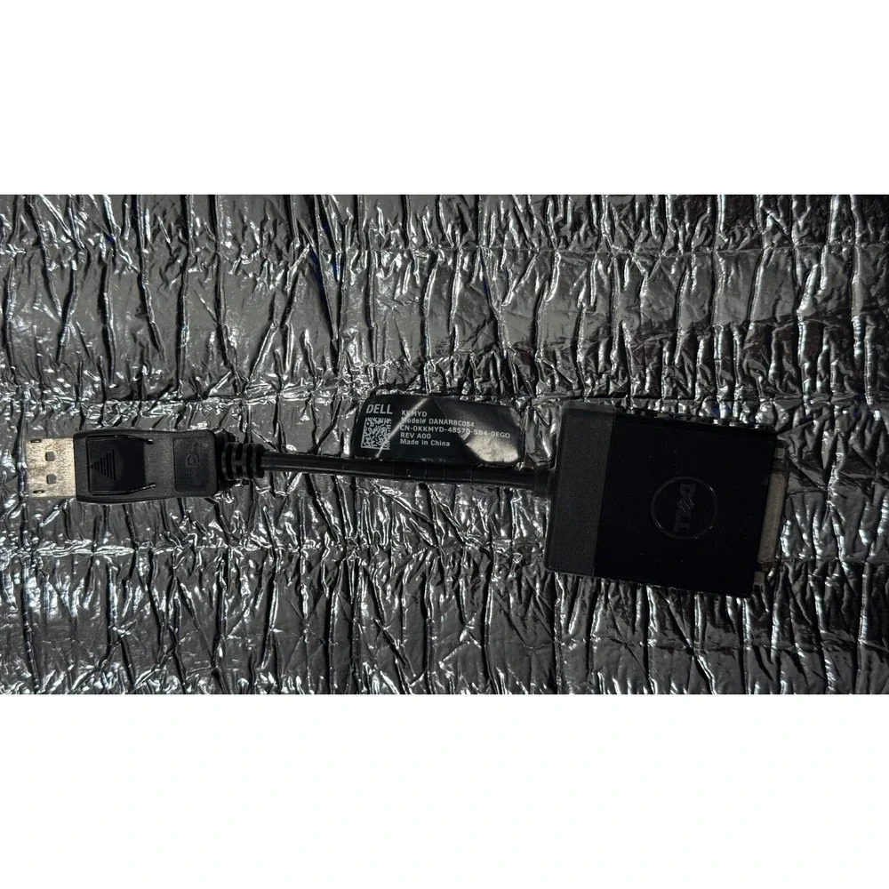 Dell DisplayPort to DVI-D Single Link Adapter DANARBC084 KKMYD Black